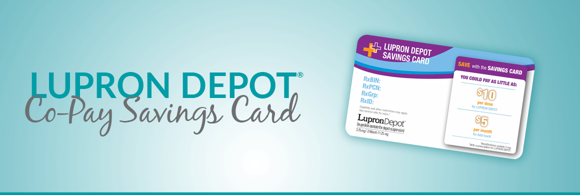 LUPRON DEPOT Co-Pay Savings Card Program