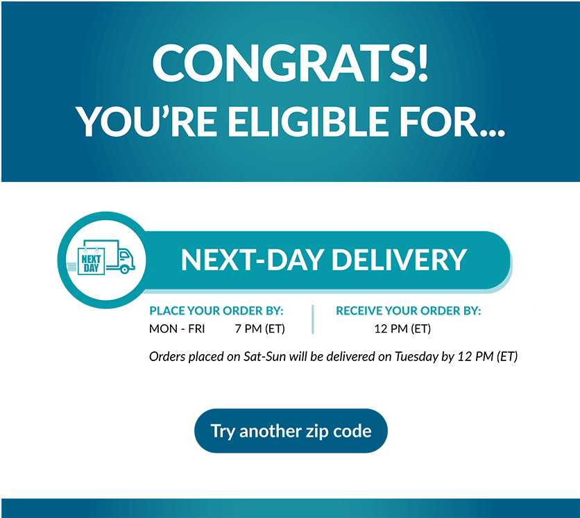 Next Day + Same Day Eligibility