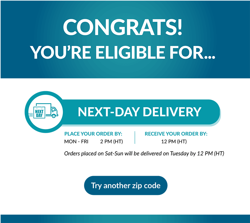 Next Day Eligibility